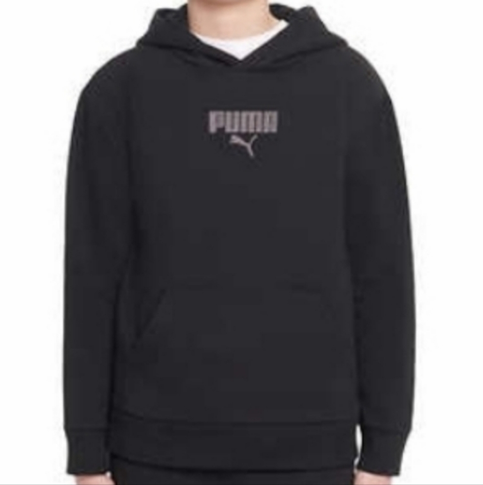 Puma youth boys fleece hoodie Sweatshirt ‎ L 14/16